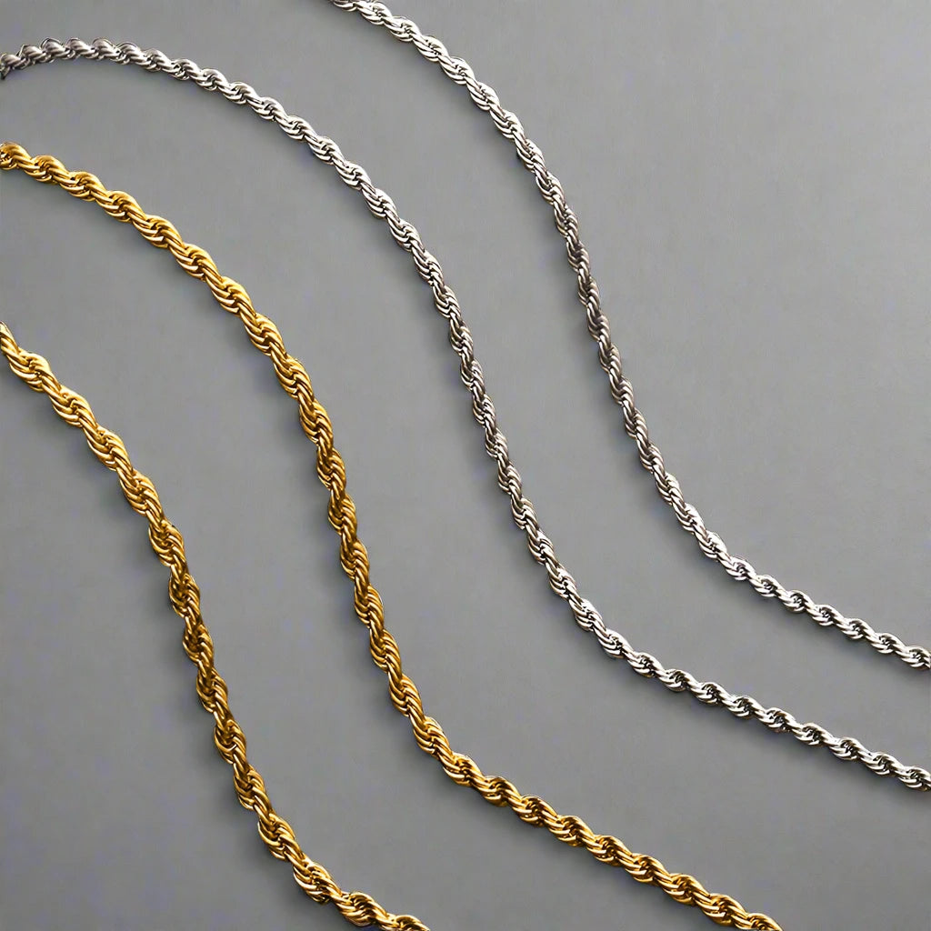 Rope Chain - White Gold