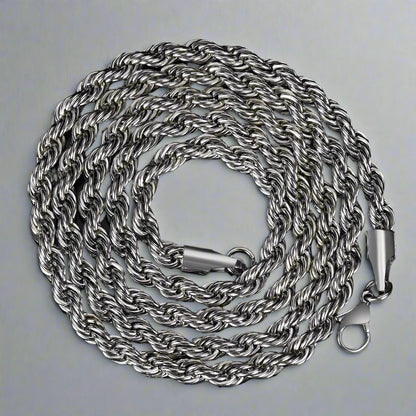 Rope Chain - White Gold