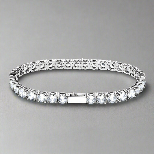 Tennis Bracelet - White Gold