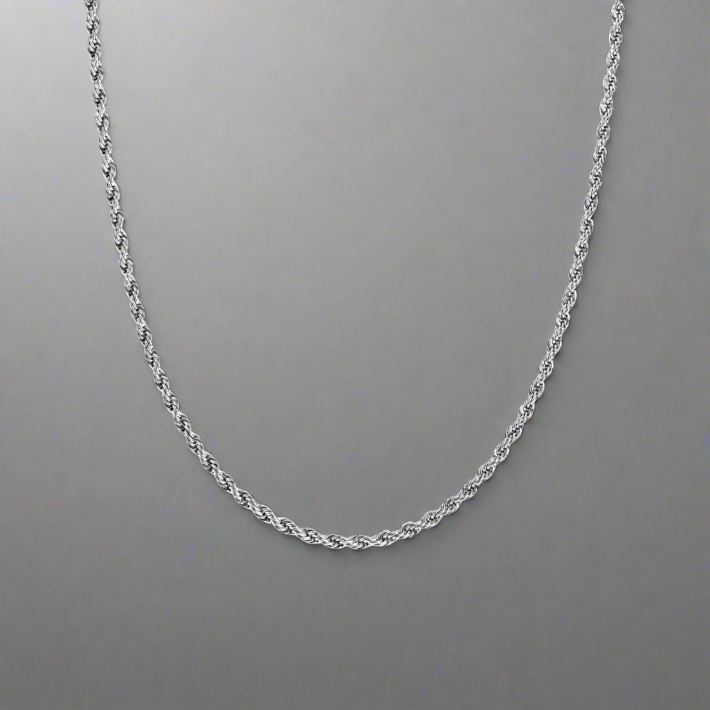 Rope Chain - White Gold