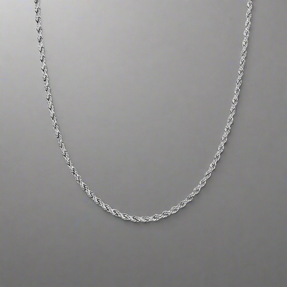 Rope Chain - White Gold